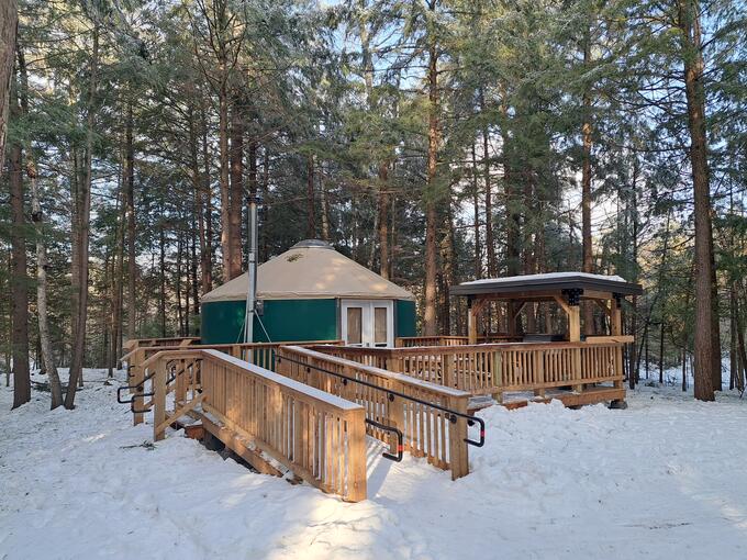 Silent lake clearance yurt